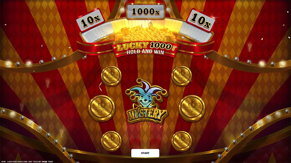 Lucky 1000 Hold Win slot homepage