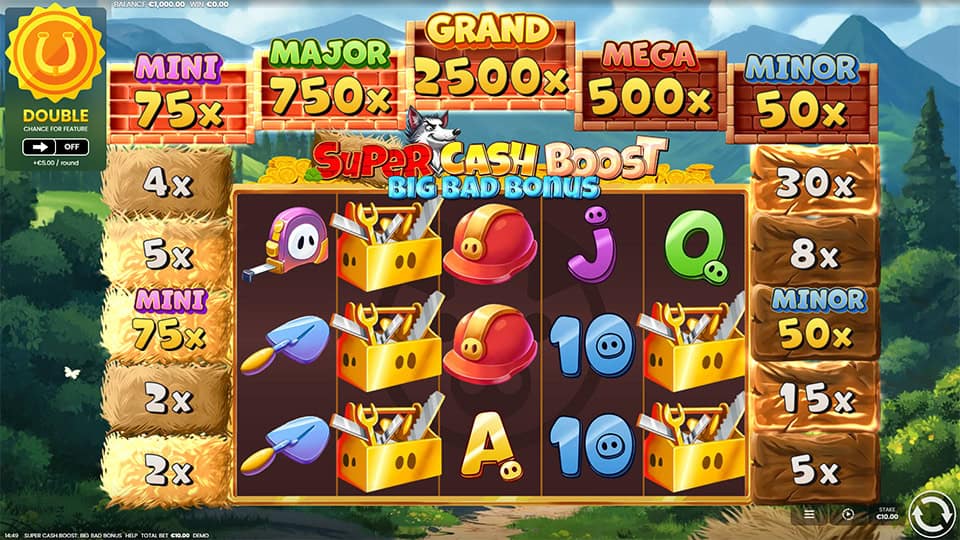 Super Cash Boost Big Bad Bonus slot game preview