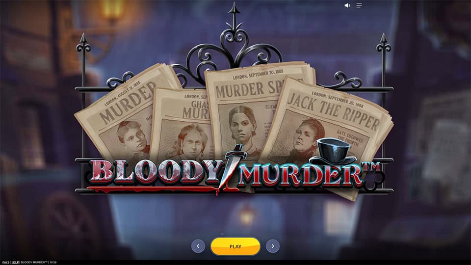 Bloody Murder intro with vintage newspapers featuring Jack the Ripper headlines and victims.