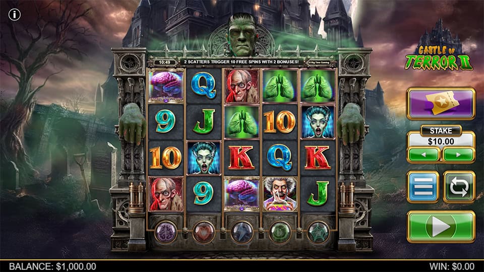 Castle of Terror 2 slot game preview