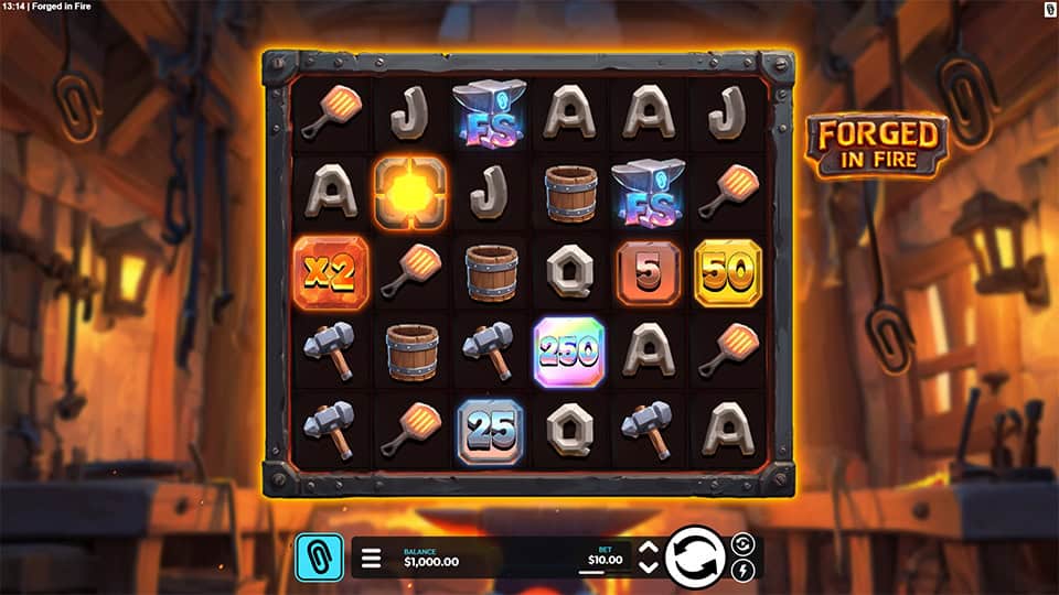 Forged in Fire slot game preview