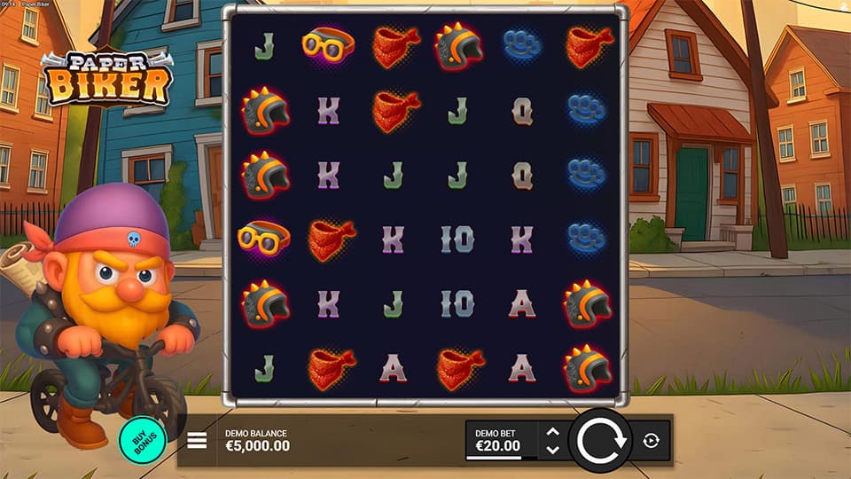 Paper Biker slot game preview