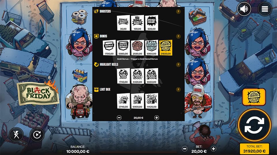 Black Friday slot bonus buy