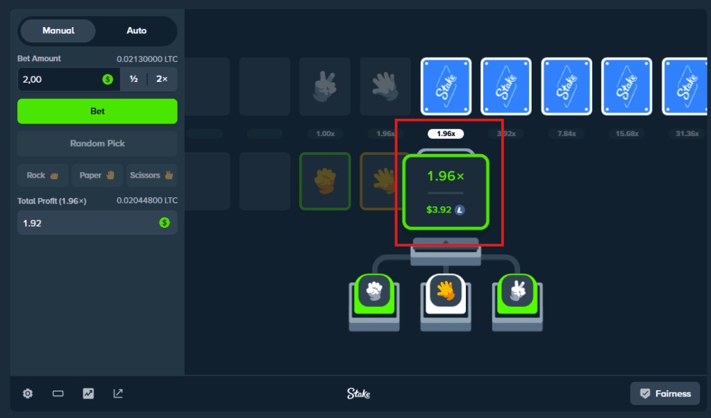 Bonustiime_Stake_Rock_Paper_Scissors_Cashout