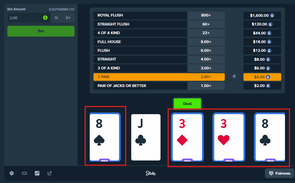 Bonustiime_Stake_Video_Poker_Hold