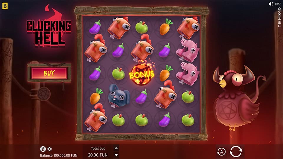 Clucking Hell slot game preview