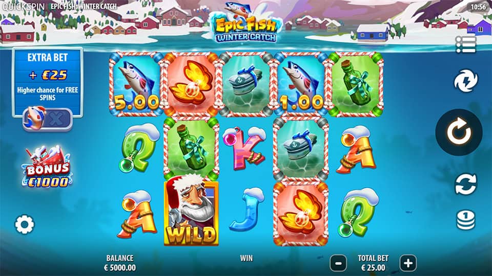 Epic Fish Winter Catch slot game preview