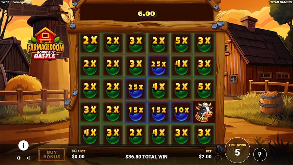 Farmageddon slot feature golden egg