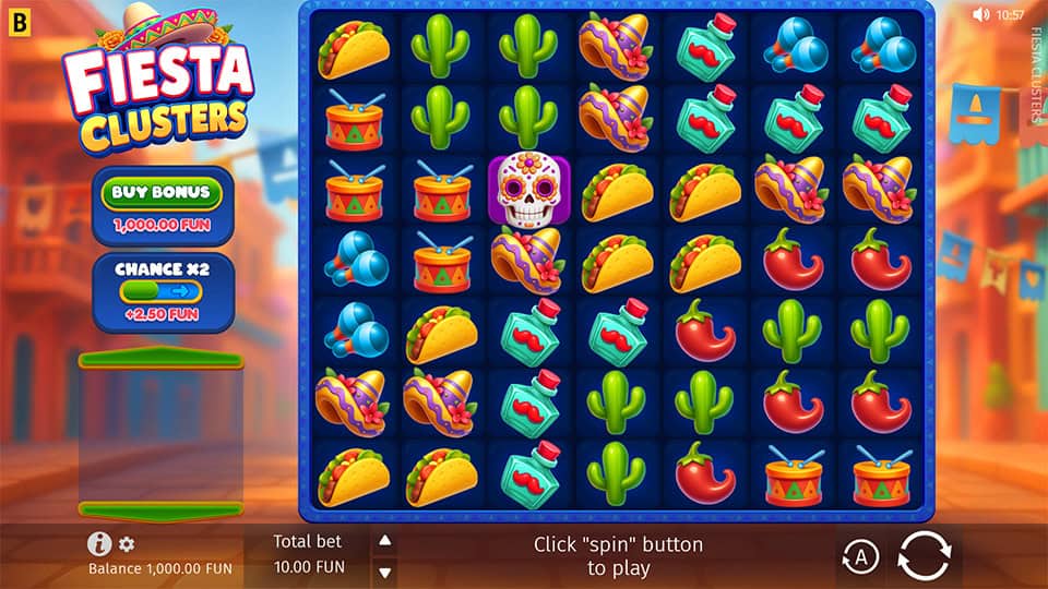 Fiesta Clusters slot game preview