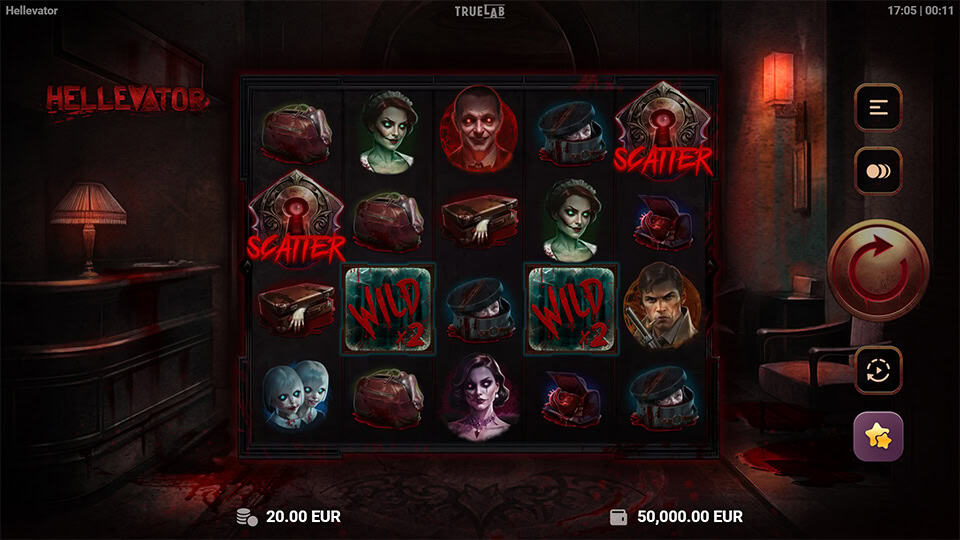 Hellevator slot game preview