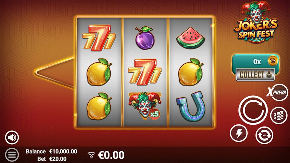 Jokers Spin Fest slot game preview