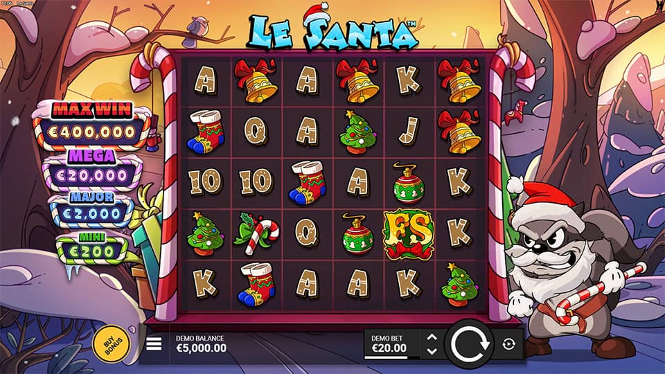 Le Santa slot game preview