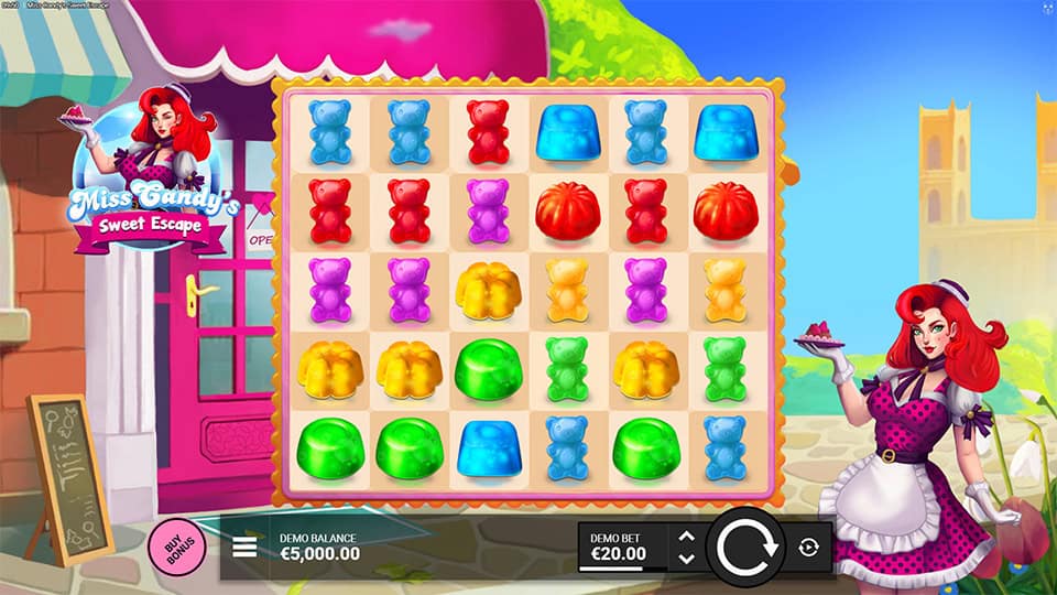 Miss Candys Sweet Escape slot game preview