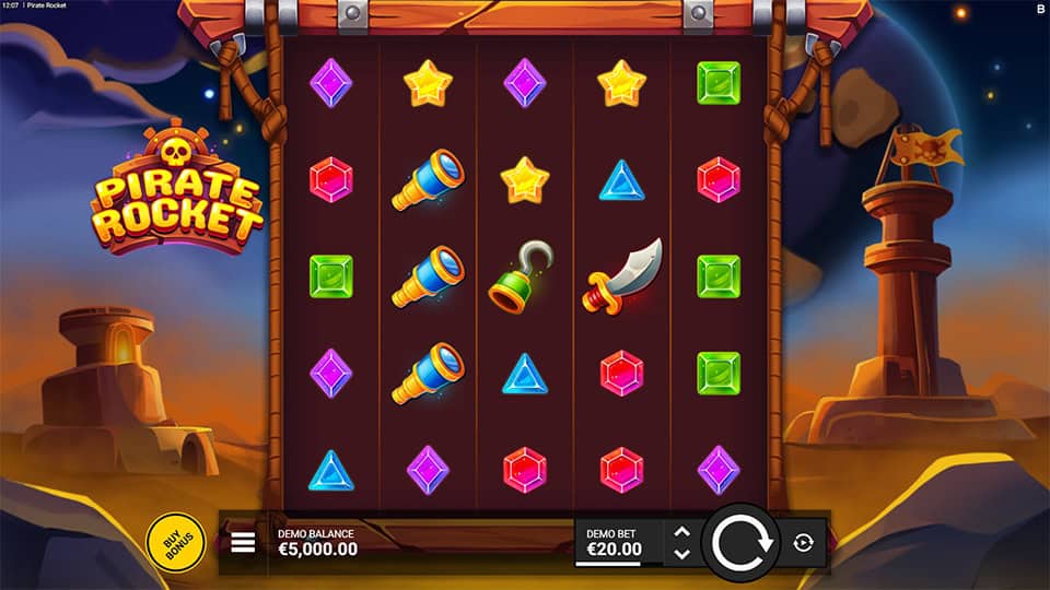 Pirate Rocket slot game preview