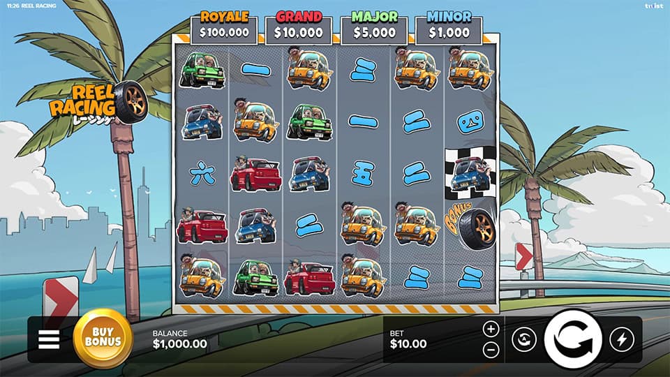 Reel Racing slot game preview