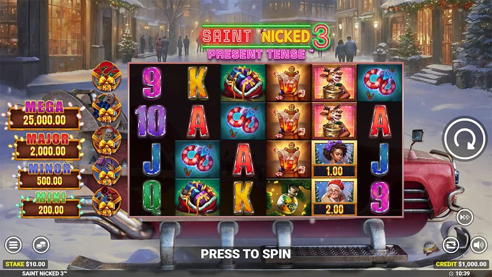 Saint Nicked 3 slot game preview