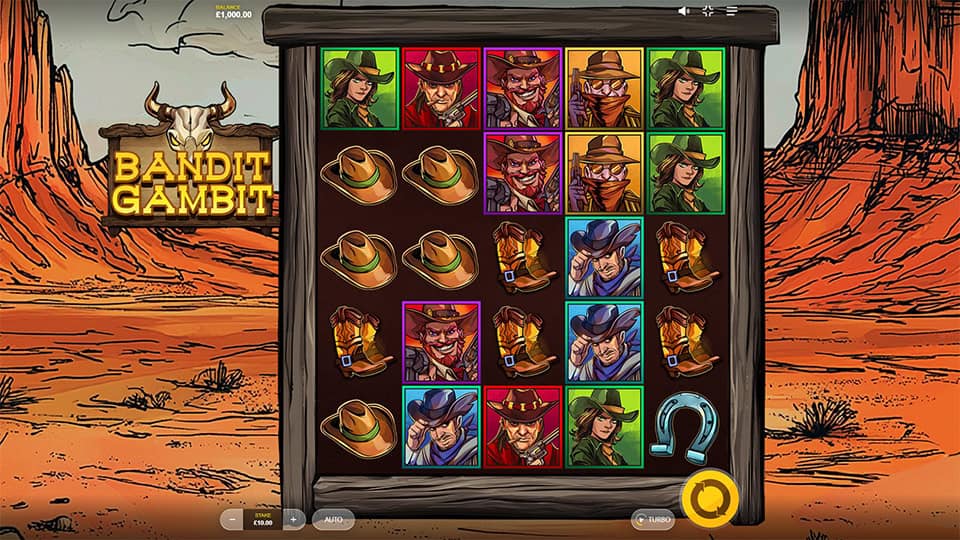 Bandit Gambit slot game preview