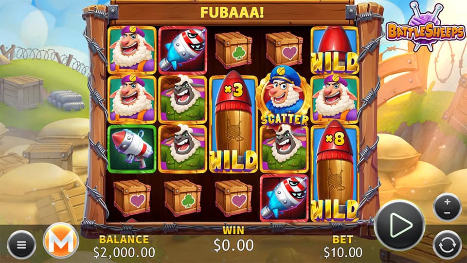 BattleSheeps slot game preview