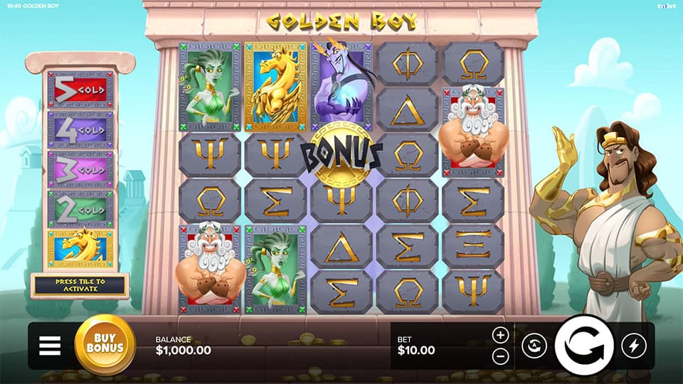 Golden Boy slot game preview