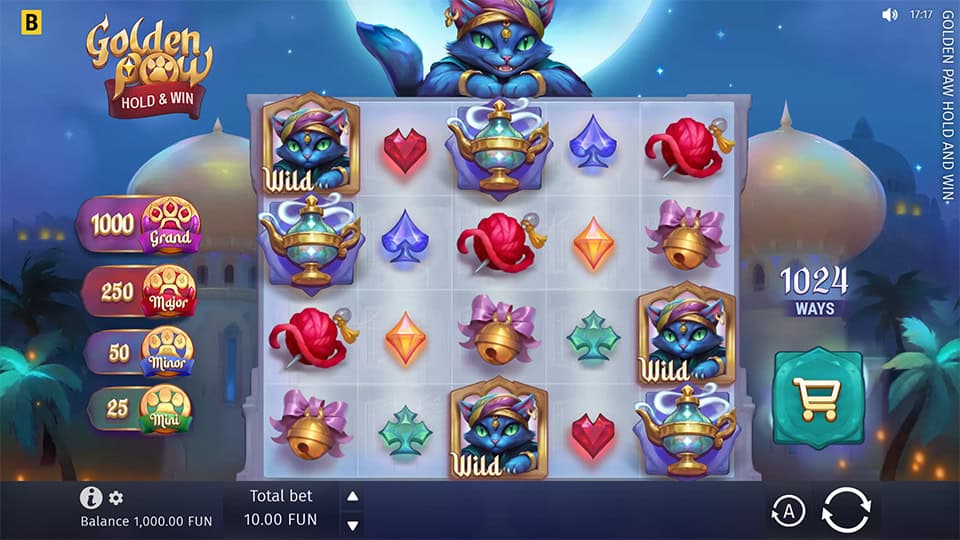 Golden Paw Hold Win slot game preview