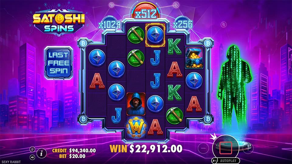 Satoshi Spins slot feature wild