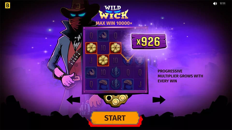 Wild Wick slot intro screen