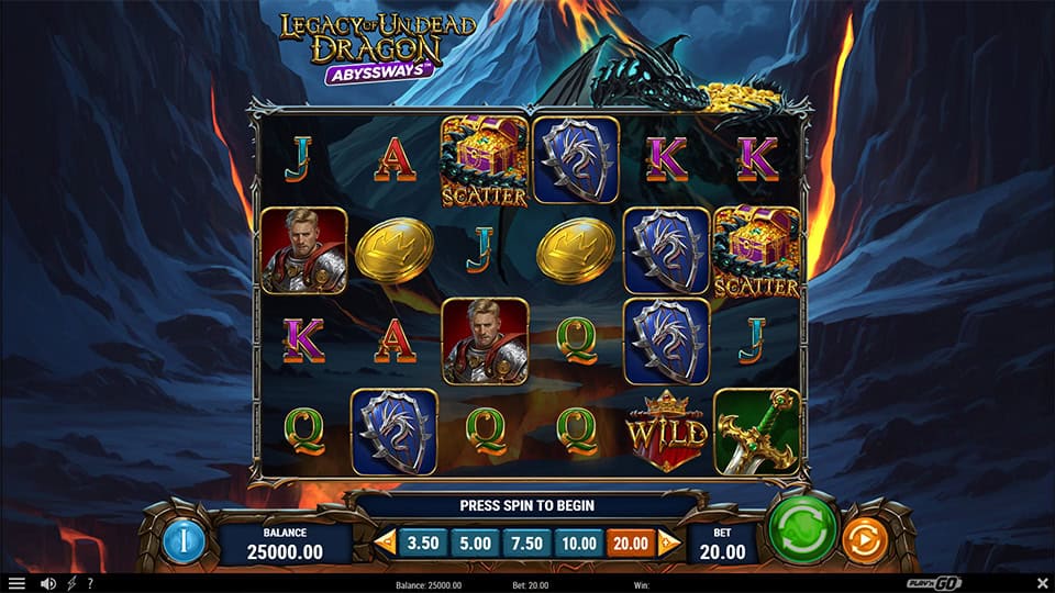 Legacy of Undead Dragon Abyssways slot game preview