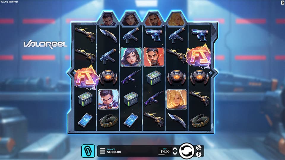 Valoreel slot game preview