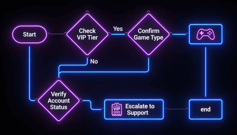 Decision tree flowchart for troubleshooting missing rakeback balance and account verification issues