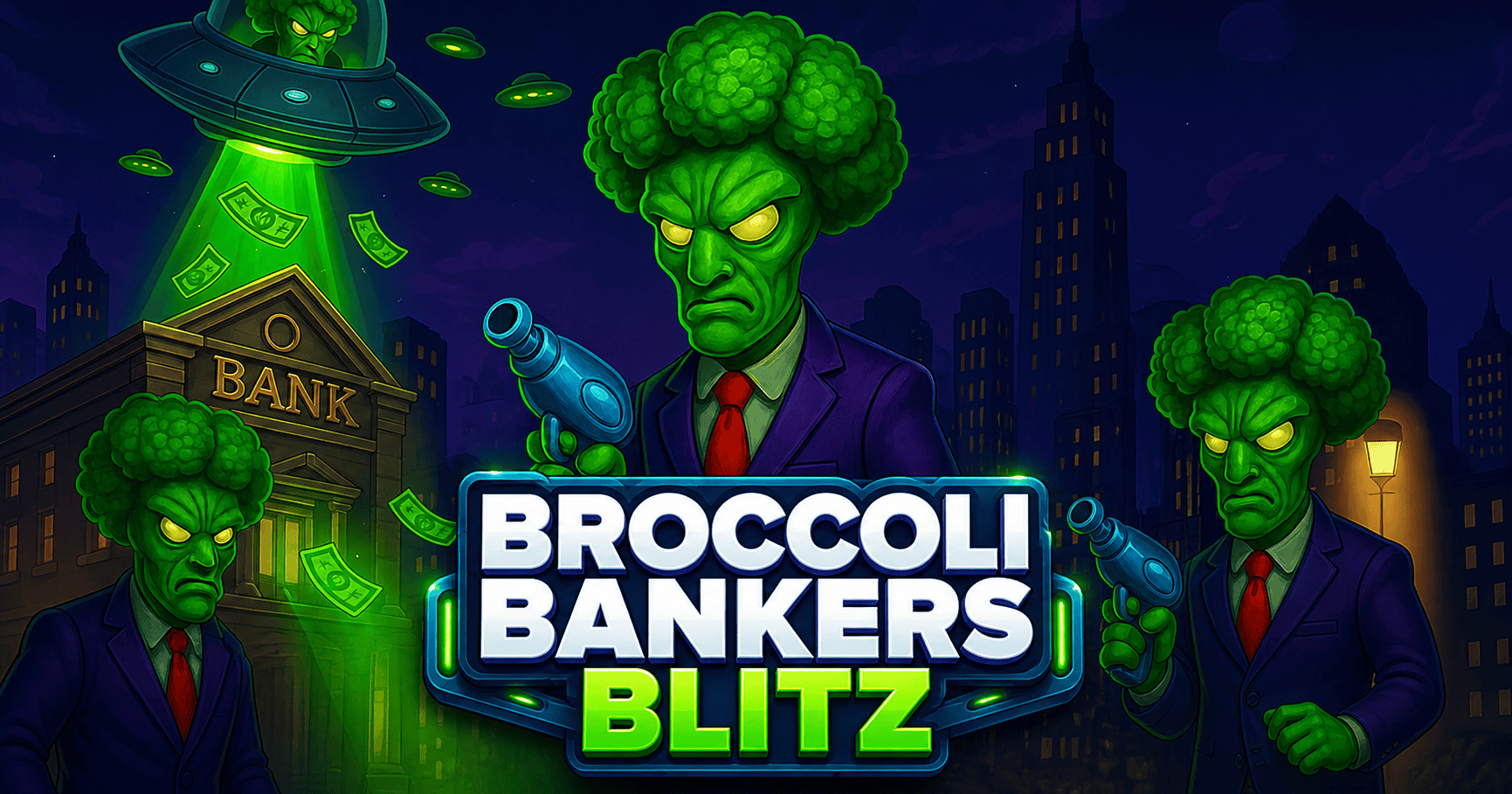 Broccoli Bankers Blitz Slot – Demo & Review slot cover image