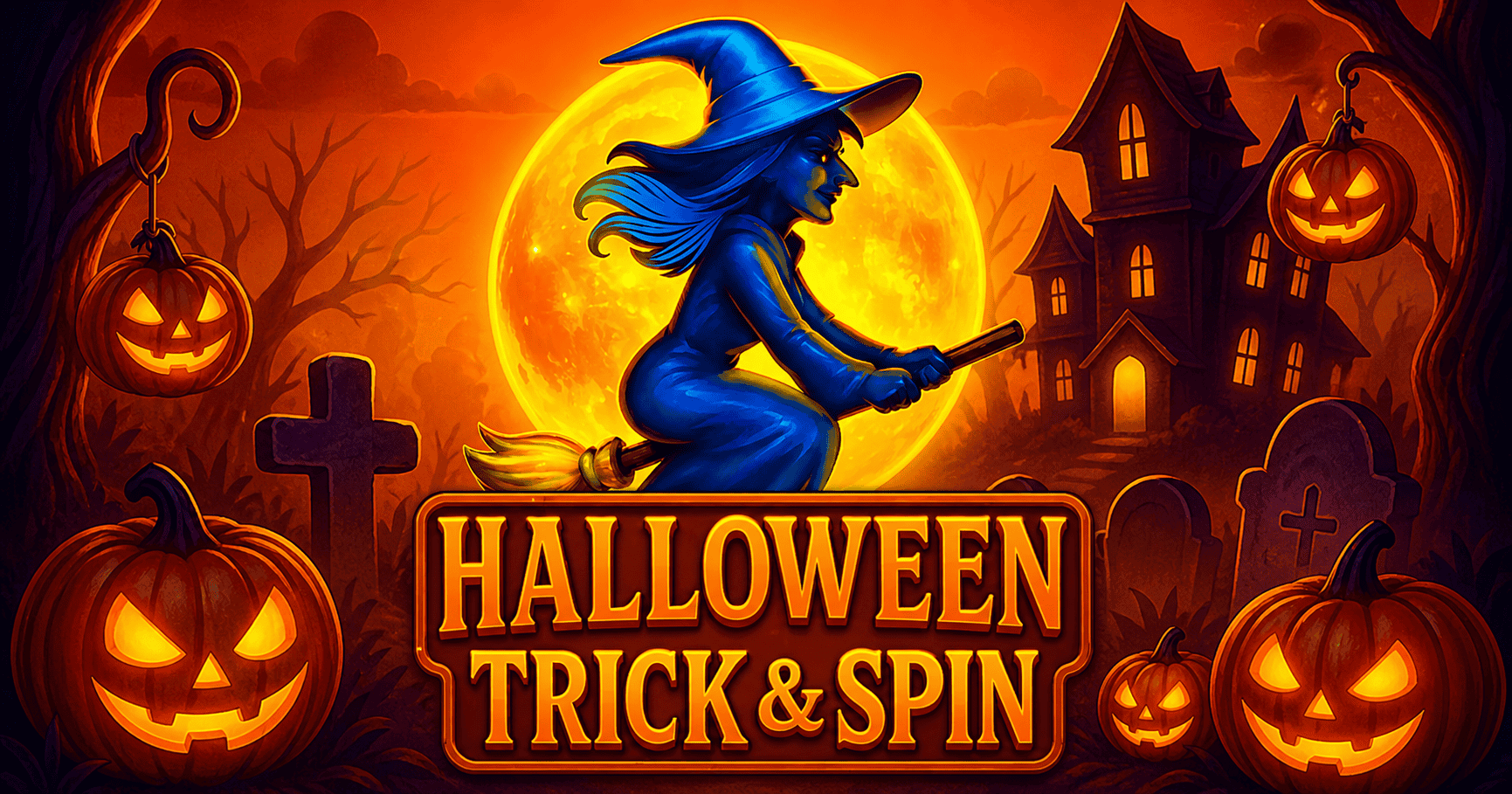 Halloween Trick and Spin Slot – Demo & Review slot cover image